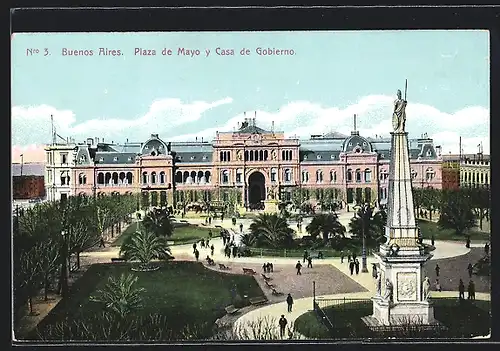 AK Buenos Aires, Plaza de Mayo y Casa de Gobierno