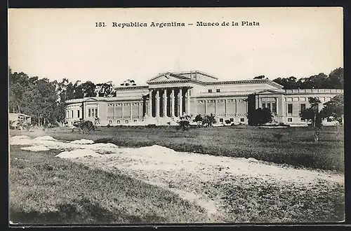 AK La Plata, Museo, Blick zum Museum