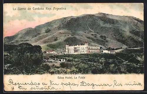 AK La Falda, Eden Hotel, La Sierra de Cordoba