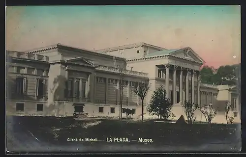 AK La Plata, Cliche de Micheli, Museo