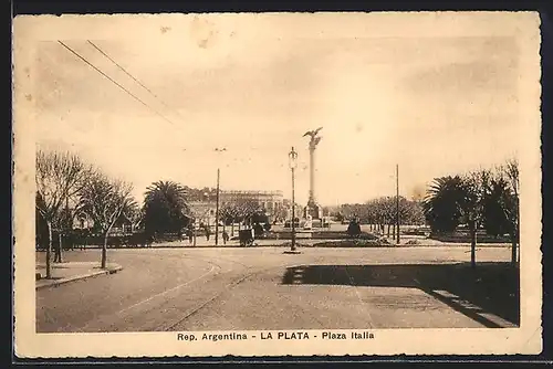 AK La Plata, Plaza Italia