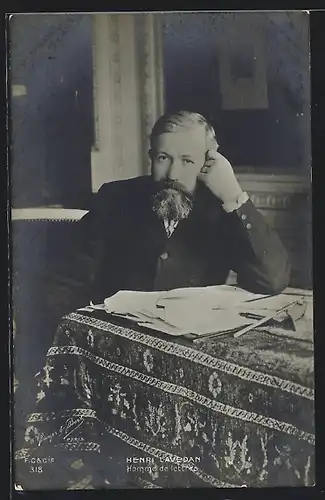 AK Henri Lavedan, Homme de lettres