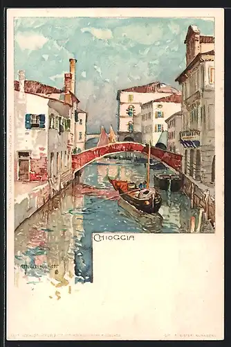 Künstler-AK Manuel Wielandt: Chioggia