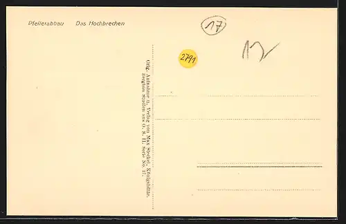 AK Hochbrechen beim Pfeilerabbau