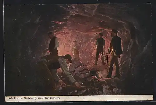 AK Arbeiten im Gestein, Querschlag Betrieb