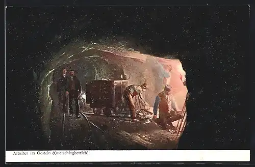 AK Arbeiten im Gestein, Querschlagbetrieb, Kohle