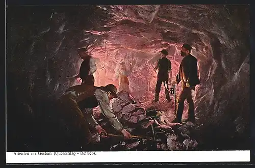 AK Arbeiten im Gestein, Querschlag-Betrieb, Kohle