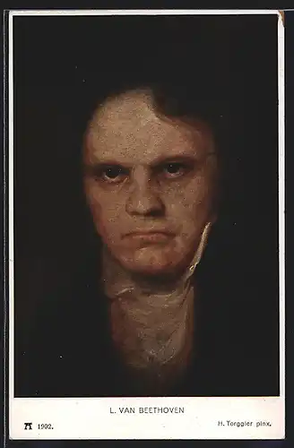 AK Ludwig van Beethoven, Porträt