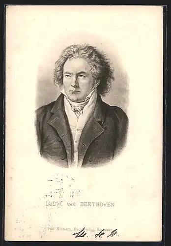 AK Portrait des Komponisten Ludw. van Beethoven
