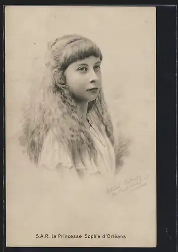 AK La Princesse Sophie d`Orleans