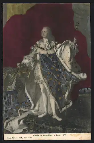 AK Louis XV, Musée de Verailles