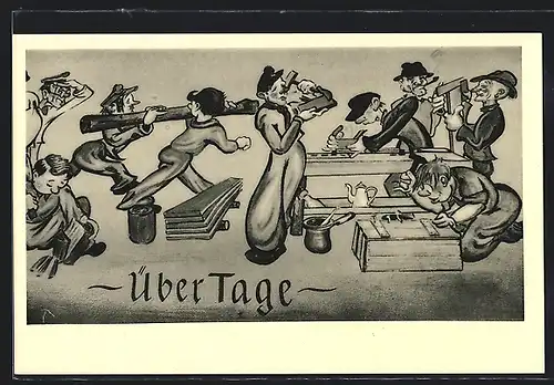 AK Über Tage, Bergbau