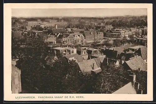 AK Leeuwarden, Panorama vanaf de R. K. Kerk