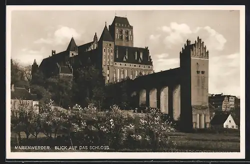 AK Marienwerder / Kwidzyn, Blick auf das Schloss