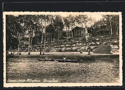 AK Bürgstein, Das Strandbad der Sommerfrische