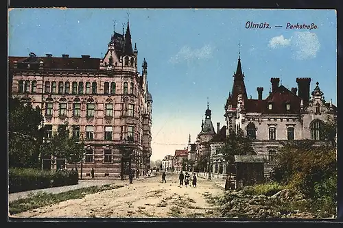 AK Olmütz, Partie an der Parkstrasse