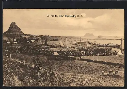 AK New Plymouth, View of the Oil Fields