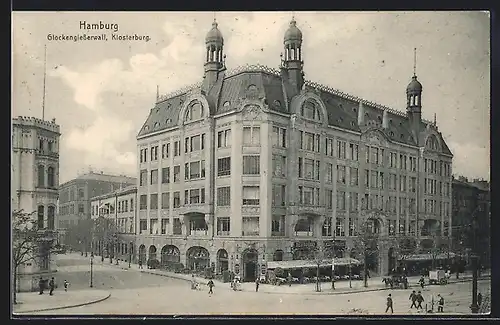 AK Hamburg, Glockengiesserwall, Klosterburg