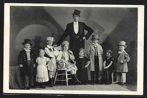 AK H. F. Zimmermann`s Liliput-Künstler-Truppe