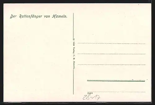 AK Hameln, Gasthaus Rattenkrug, der Rattenfänger