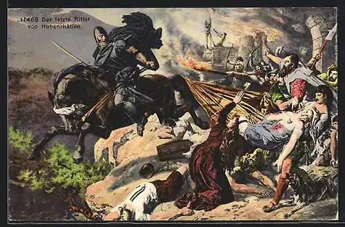 AK Der letzte Ritter von Hohenrätien, Sage