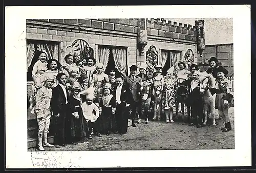 AK Schneiders Liliputaner-Stadt und Circus