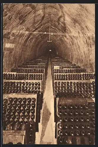 AK Reims, Collection Champagne Pommery & Greno, Une galerie de vins sur pointe, Weinlager