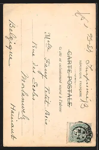 AK Arles, Junge Frau im Kleid mit Blumen