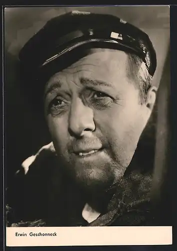 AK Schauspieler Erwin Geschonneck spielte u.a. in dem Film Fünf Patronenhülsen