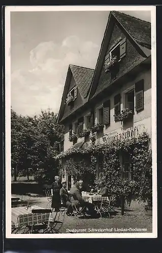 AK Lindau /Bodensee, Restaurant Schweizerhof