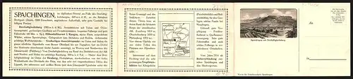 Klapp-AK Spaichingen, Alpenfernsicht vom Dreifaltigkeitsberg