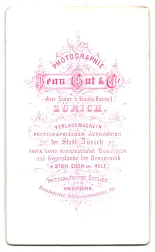 Fotografie Jean Cut & Cie., Zürich, junge Frau im Kleid mit Samtschleife und Collier