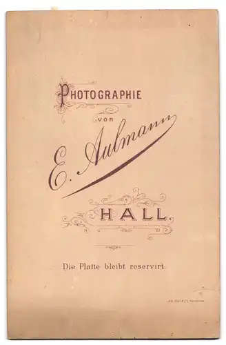 Fotografie E. Aulmann, Hall, junge Mutter mit ihren drei Kindern im Atelier, Mutterglück