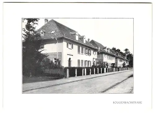 Fotoalbum mit 15 Lichtdrucken, Ansicht Karlsruhe, Hardtwald-Siedlung, Friedrich-Wolff-Str., Hindenburgstr., Waldring