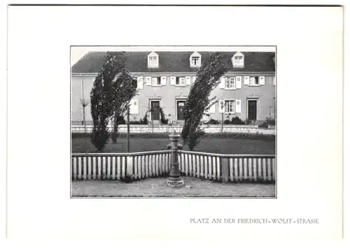 Fotoalbum mit 15 Lichtdrucken, Ansicht Karlsruhe, Hardtwald-Siedlung, Friedrich-Wolff-Str., Hindenburgstr., Waldring