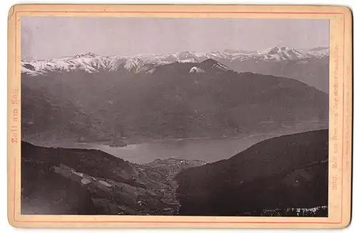 Fotografie Römmler & Jonas, Dresden, Ansicht Zell am See, Panorama von der Schmittenhöhe gesehen