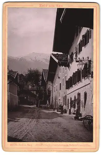 Fotografie Römmler & Jonas, Dresden, Ansicht Zell am See, Gasthaus in der Dreifaltigkeitsstrasse, Panorama Schmittenhöhe