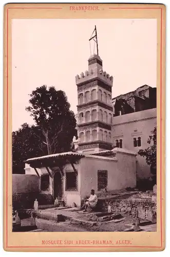 Fotografie unbekannter Fotograf, Ansicht Alger, Mosquee Sidi Abder-Rhaman