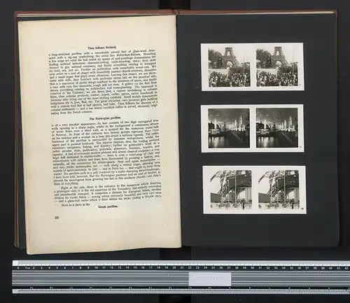 Raumbildalbum 100 Raumbildaufnahmen, Die Weltausstellung Paris 1937, Raumbildbetrachter, Grossformat 20 x 30cm