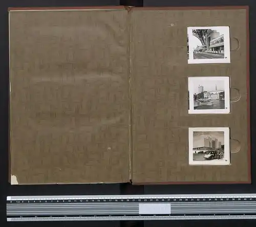 Raumbildalbum 100 Raumbildaufnahmen, Die Weltausstellung Paris 1937, Raumbildbetrachter, Grossformat 20 x 30cm