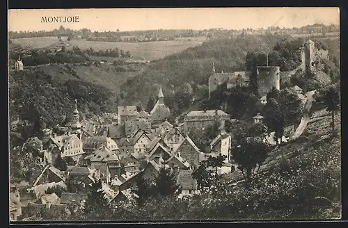 AK Montjoie, Ortsansicht in Talsenke