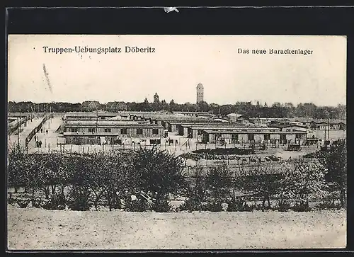 AK Döberitz, Das Neue Barackenlager auf dem Truppenübungsplatz