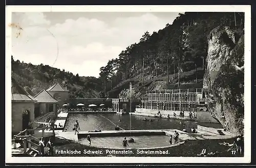 AK Pottenstein, Partie am Schwimmbad