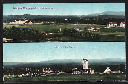 AK Grafenwöhr, Blick auf das Lager