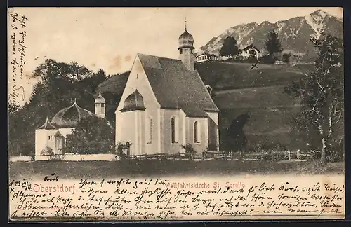 AK Oberstdorf, Wallfahrtskirche St. Loretto