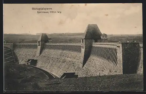 AK Soest, Möhnetalsperre, Sperrmauer