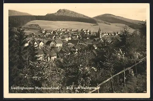 AK Siedlinghausen (Hochsauerland), Blick zum Meisterstein
