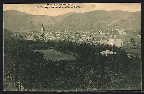 AK Winterberg, Teilansicht, Im Vordergrund das Knappschafts-Haus