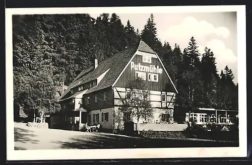 AK Oberpöbel, Gaststätte-Fremdenheim Putzmühle