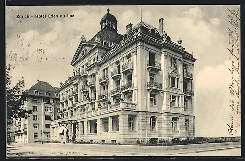 AK Zürich, Hotel Eden au Lac